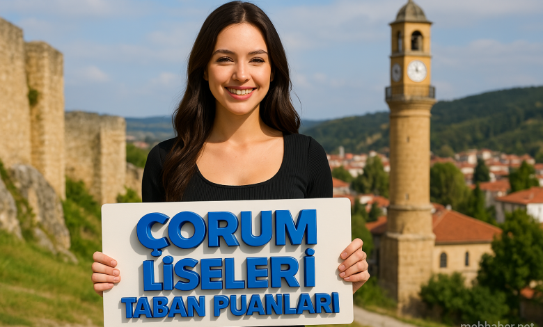 Çorum Liseleri Taban Puanları ve Yüzdelik Dilimleri Rehberi