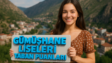 Gümüşhane Liseleri Taban Puanları ve Yüzdelik Dilim Analizleri